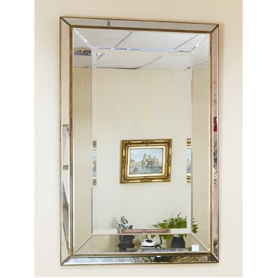 Supernalway Furniture OEM ODM Decorated Mirror Full=Length Mirror